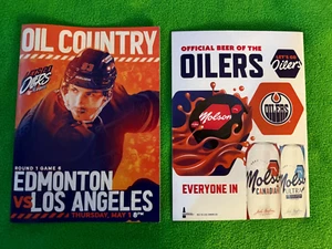 5/1/25 Kings @ Edmonton Oilers Game 6 Playoff Program Ryan Nugent Hopkins - Picture 1 of 1