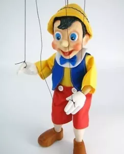 Marionnette Pinocchio - Marionnette originale faite main - Photo 1/7