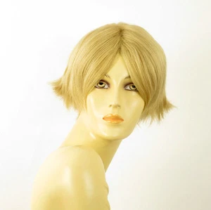 women's wig 100% natural hair short blonde ref ESTHER 22 - Picture 1 of 9