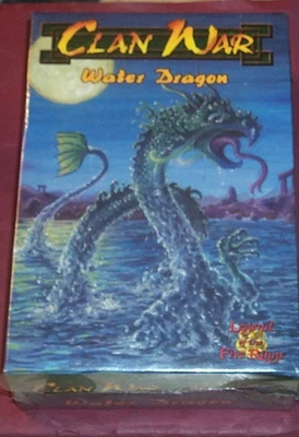 Clan War 99-005 Водяной Дракон (Металл) L5R Миниатюрный Морской Змей Азиатский Дрейк - Изображение 1 из 2