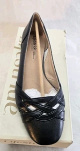 Life Stride Women’s Carmen Cut Out Ballet Flats Black Size 8.5 M New - Picture 1 of 5