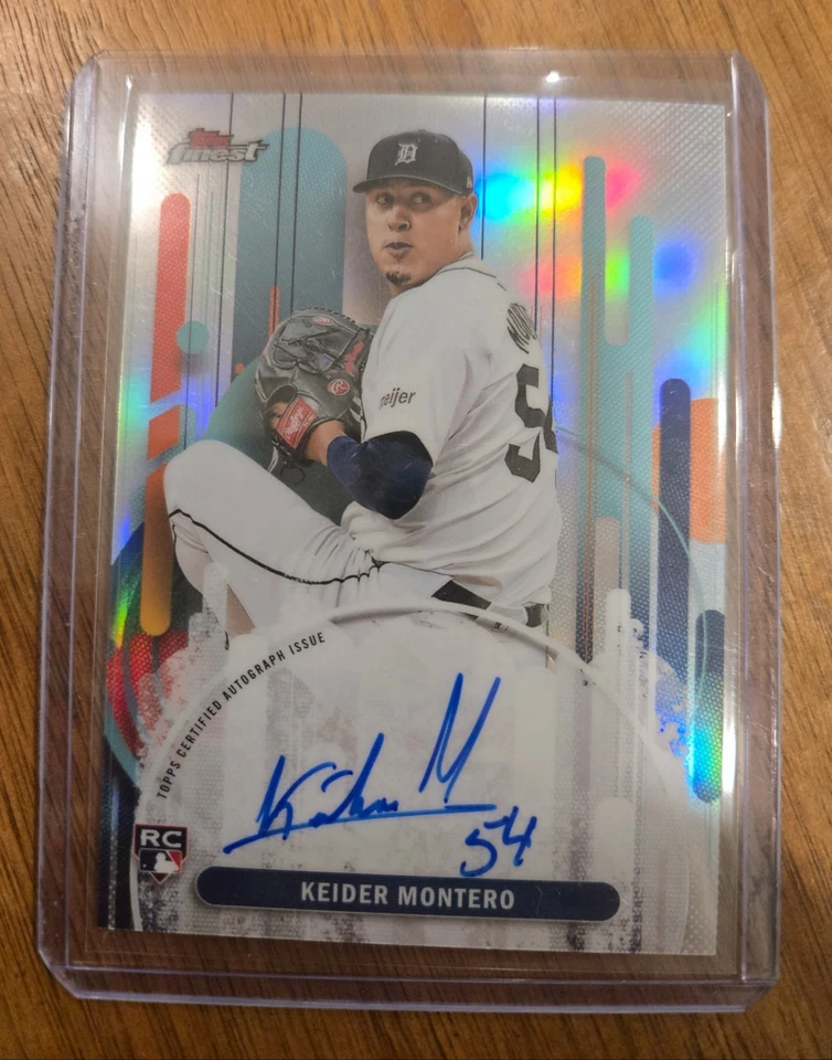 2025 Topps Finest - Finest Autographs Keider Montero #FA-KMO (AU, RC) - Image 1 of 1
