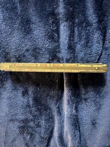 VINTAGE LUFKIN X46F RED END Brass EXTENSION FOLDING RULE 72''With 6" Brass Exten - Picture 1 of 5