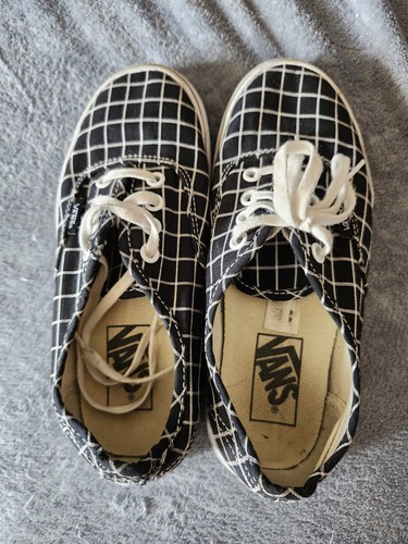 Scarpe Vans nere bianche a righe bambino adulto