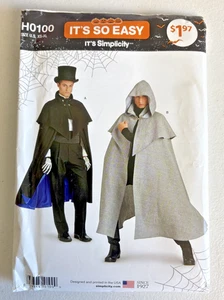 Simplicity It's So Easy Costumes H0100 Pattern Size XS-XL Uncut Halloween 2017 - Picture 1 of 2