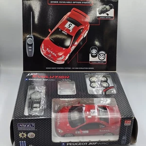 Peugeot 307 WRC Nikko Mini Evolution 1/24 Remote Control Car - Picture 1 of 12
