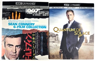 Sean Connery 6-Film Collection 4K/Quantum of Solace 4K+Slip Cover JAMES BOND 007 - Image 1 of 4