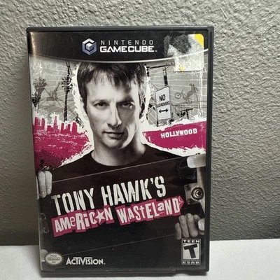 Tony Hawk's American Wasteland Nintendo GameCube Manual Completo Inserto Negro Foto 1 de 4
