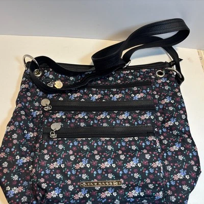 Bandolera Lily Bloom Marni Ditsy Daisy Delight tela ecológica negra/mutil Foto 1 de 4