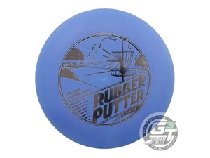 NEW Lightning SureGrip Rubber Putter 176g Blue Black Stamp Putter Golf Disc - Picture 1 of 1