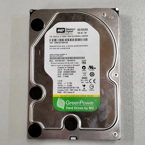 WD Green 1TB 3.5" SATA HDD 5400 RPM 6Gb/s 64MB Cache Hard Drive WD10EURX - Picture 1 of 11