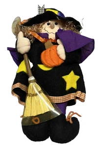 VINTAGE Avon Glasfaser leuchtende Halloween Plushees Hexe 2004 NEU OHNE ETIKETT (BESCHREIBUNG LESEN) - Bild 1 von 9
