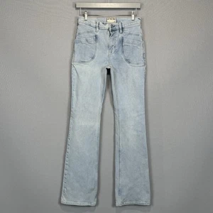 We The Free People Jeans Damen 27 Aiden Slim Boot Mid Rise Stretch Light Wash - Bild 1 von 11