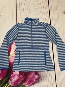 Patagonia Damen 1/2 Zip Pullover Fleecepullover Beutel Tasche Größe S gestreift - Bild 1 von 3