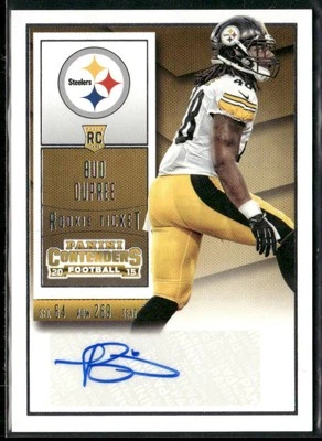 2015 Panini Contenders #110 Bud Dupree Rookie Ticket AUTO - Image 1 of 2