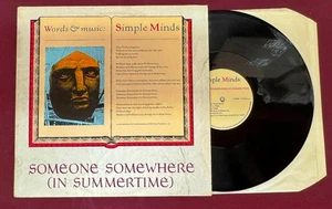 Simple Minds ~ Someone Somewhere (In Summertime) UK MINT Unplayed 12" Single - Picture 1 of 6