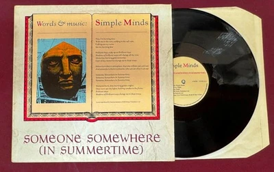 Simple Minds ‎~ Someone Somewhere (In Summertime) UK MINT Unplayed 12" Single - Image 1 of 4