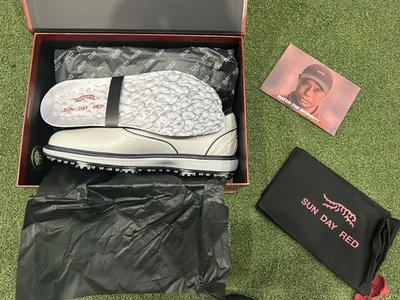 NUEVO Zapato Sunday Gris/Azul Marino Pioneer Cypress LE Tiger Woods Talla 12 Hombres Foto 1 de 4