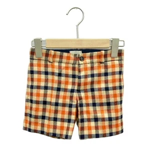Excellent Gucci Wool Check Half Pants Kids Size 6 120 Used - Picture 1 of 6