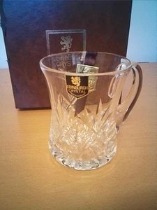Vintage 11 cm großer Edinburgh Kristallglas Krug mit Original Aufklebern, verpackt - Bild 1 von 7