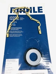 Juego de juntas de sello principal trasero + cubierta de bloque MAHLE 1997-2016 GM LS 4,8 L 5,3 L 6,0 L 6,2 L - Imagen 1 de 2