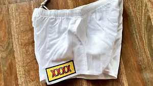 XXXX CANTERBURY RUGBY FOOTY NRL TRADIE SHORTS SZ 36 aussie made - Picture 1 of 4