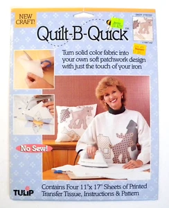 Quilt B Quick Wilderness Four 11x17 Sheets of Printed Transfer Tissue No Sew - Picture 1 of 2