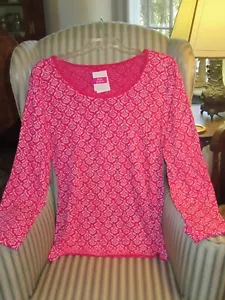 Te in fucsia (L) nuova con etichette prodotti freschi sayulita design cotone vintage slub ""go to - Foto 1 di 4