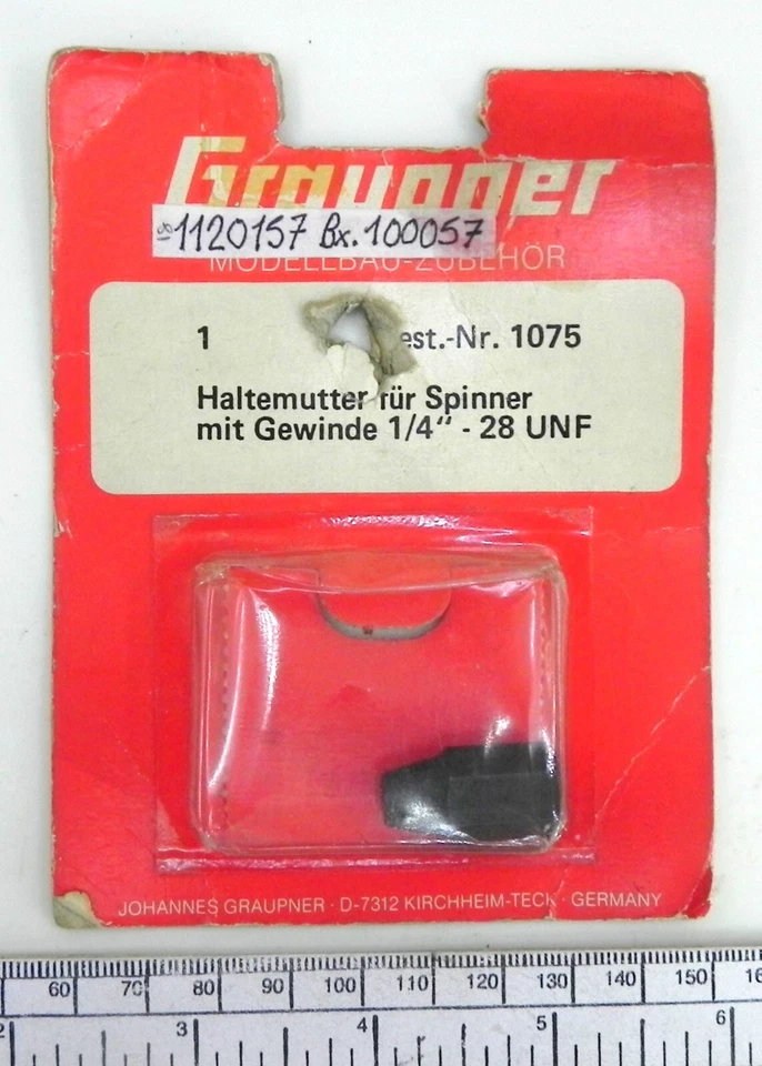 Adapter Nut Cone - Listing Graupner 1075 - 1/4 " UNF - Image 1 of 4