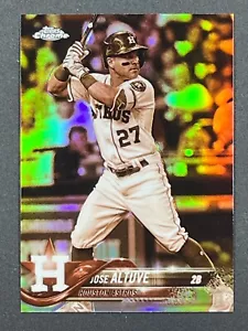 JOSE ALTUVE 2020 Topps Chrom #200 Sepia Refraktor Houston Astros - Bild 1 von 2