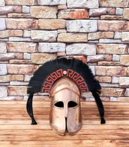 Elmetto Corinto ispirato a Re Leonida Stile Celtico Re Sparta Elmetto Regalo - Foto 1 di 8
