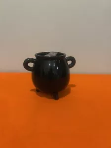 cauldron coffee mug Candy Dish Ceramic Black Halloween 2024 - Picture 1 of 2