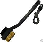 2 Sided Golf Brush Club Cleaning W/ Snap Clip US Seller
