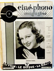 4 Rares Revues " CINE-PHONO-MAGAZINE" -1930/34 - N°2,6,7,22 - Mensuelle - Picture 1 of 7