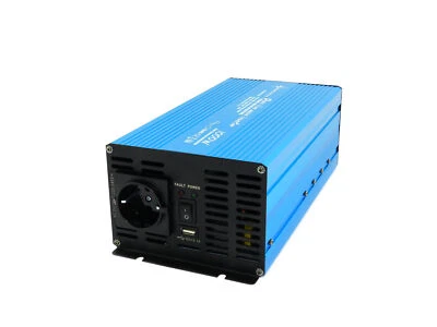 SOLARTRONICS Wechselrichter 1000 Watt 12V zu 230V Reiner Sinus Spannungswandler TS USB 0%