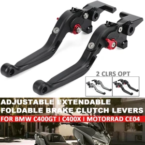 Extendable Fold Adjustable Brake Clutch Lever For BMW C400GT C400X Motorrad CE04 - Picture 1 of 29
