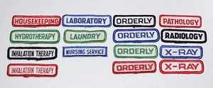 Embroidered Vintage Job Position Occupation Patch Sew-on for Work Shirt Uniform - Picture 1 of 16