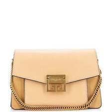 Givenchy GV3 Flap Bag Leather with Suede Small Neutral