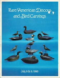 GUYETTE and SCHMIDT American Waterfowl Shorebird Decoys Auction Catalog 1986 - Foto 1 di 1