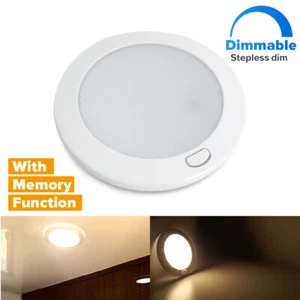 Luz de techo LED 12V 5" regulable blanco cálido para interior de barco autocaravana cámper - Imagen 1 de 12