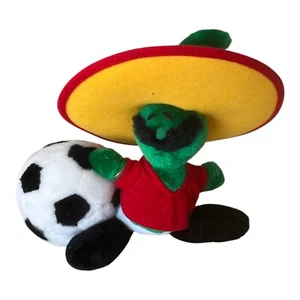 Vtg Official Plush Mascot World Cup MEXICO 1986 PIQUE 23cm New With Tags - Picture 1 of 4