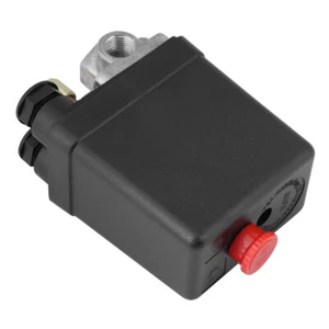 4 Porte Compressore D'Aria Pressostato Valvola Di Regolazione 90-120 PSI AC220V - Picture 1 of 12