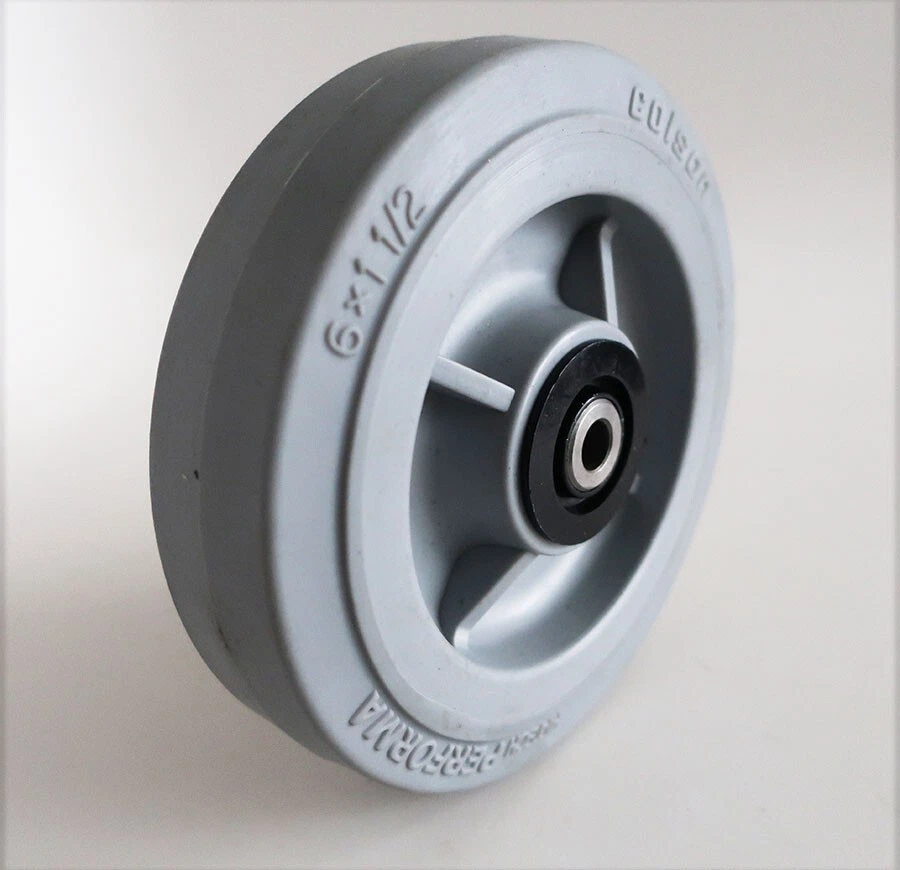 NON MARKING WHEEL BY COLSON,  6" x 1-1/2", 3/8" CENTER, MANY PROJECTS - Image 1 of 1