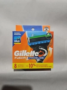 Gillette Fusion 5 Proglide Blade Refills - 8 Cartridges Total - Picture 1 of 9