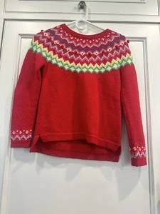 Mini Boden Girls 9-10 Red Sweater - Picture 1 of 3