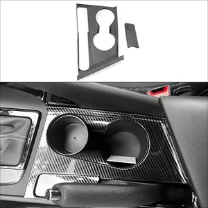 Carbon Fiber Center Console Cup Holder Frame Cover Trim For Hyundai Elantra N - Picture 1 of 7