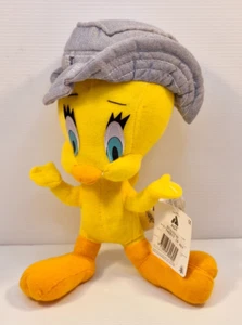 Piolín Pájaro Looney Tunes Con Sombrero de Pescador Juguete Suave Peluche 27 cm - Imagen 1 de 6