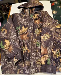 Men's Full Zip Hooded Fleece Jacket Trail Crest® Highland Timber Camouflage XL - Picture 1 of 3