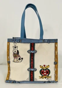 Brighton Canvas-Tasche "In Love We Trust" Love Hearts Scottie Dog 2019, Clancey - Bild 1 von 24
