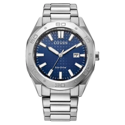 Reloj Citizen Weekender deportivo esfera azul para hombre Eco-Drive BM7630-80L Foto 1 de 3